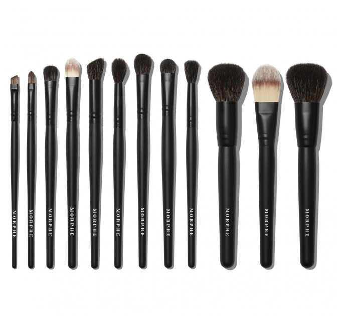 Набір пензлів для макіяжу з футляром Morphe Vacay Mode Brush Collection. Америка.